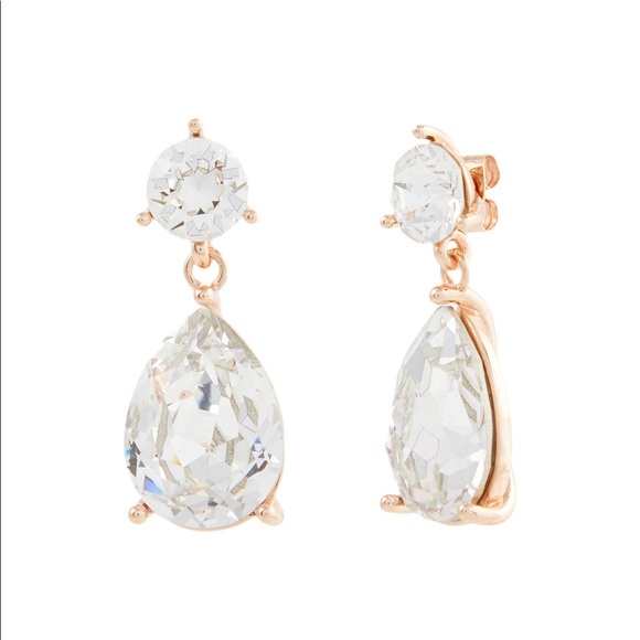 Ted Baker Teardrop Earrings Gold Tone - Picture 4 of 6